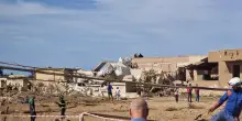 Maltempo: doppia tromba marina nel Trapanese, danni e nove feriti. Distrutta una scuola a Marsala