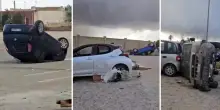 Doppia tromba marina nel Trapanese, danni e feriti