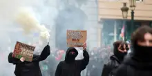 Disordini ai cortei di Bruxelles e Liegi, cariche e lacrimogeni