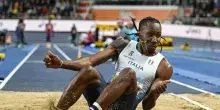 Atletica: agli assoluti Diaz migliora il suo primato italiano nel triplo
