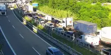 Tamponamento in A10 tra Savona e Ventimiglia, otto chilometri di coda