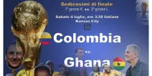 Mondiali 2026 Colombia-Ghana alle 03:30