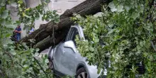 Pioggia e vento su Milano, centinaia gli interventi dei vigili del fuoco