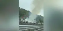 Camion in fiamme, chiuso dalle 15 un tratto dell'A1 nel Fiorentino