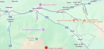 Frana sulla Dolomiti di Sesto, non ci sono persone coinvolte