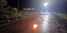 Maltempo: oltre 900 interventi dei vigili del fuoco