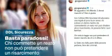 Meloni: 'Chi commette reati non pu&ograve; essere risarcito'. Ordine di carcerazione per Roggero