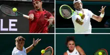 Wimbledon: avanzano Sonego, Berrettini, Cobolli, Paolini