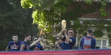 Campioni in trionfo, per la Spagna &egrave; fiesta infinita