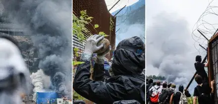Guerriglia No Tav, centinaia di incappucciati assaltano i cantieri. Mattarella chiama Piantedosi: 'Grato e vicino agli agenti feriti'