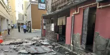 Sisma in Giappone, esplosione in un centro commerciale, persone intrappolate