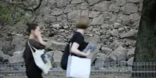 Sisma in Giappone, crolli nelle mura del famoso Castello di Kumamoto