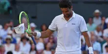 Wimbledon: Berrettini ci prova ma esce, vince Dimitrov al quinto