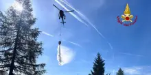 Incendi nel Vco, impegnati sei canadair e quattro elicotteri