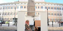 Una cella davanti a Montecitorio, il flash mob di Avs per le carceri