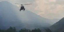 Fiamme in valle Gesso, pompieri in azione nel Cuneese