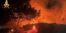 Ancora incendi nel Vco, vigili impegnati in sei localit&agrave;