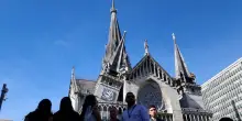 Terremoto in Colombia, crolla la torre della cattedrale di Manizales