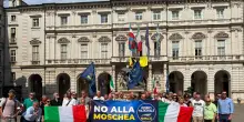 Futuro Nazionale in presidio a Torino, 'no alla moschea'