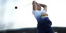 Europei atletica: Fantini conquista l'argento nel martello