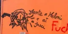 Scritte contro la premier a Bologna, rintracciato e denunciato uno dei presunti autori