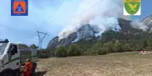 Incendio sui monti del Friuli, rinforzi dalla Slovenia