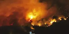 Incendi in Abruzzo, le fiamme sul Monte Morrone viste dalle termocamere