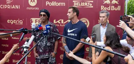 Dal Mondiale alla Serie C, Ronaldinho a Ravenna 'per lo spettacolo e per un gol'