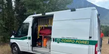 Spento l'incendio sui monti del Friuli