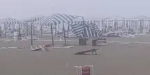 Maltempo, decine di stabilimenti balneari danneggiati in Versilia