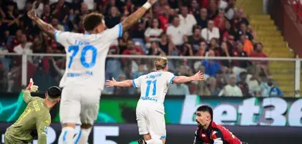 Serie A: a Marassi il Napoli batte il Genoa 2-0 CRONACA E FOTO