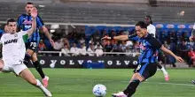Serie A: Raspadori e Krstovic, l'Atalanta batte 2-1 il Sassuolo alla prima di Sarri