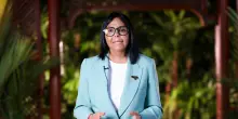 Delcy Rodr&iacute;guez prega per la pronta guarigione di Leone XIV