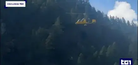 Un piccolo elicottero urta i cavi e precipita, due morti