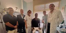 L'attaccante del Cagliari Trepy dimesso dall'ospedale di Sassari