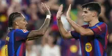 Raphinha e Fermin Lopez, il Barcellona batte 2-0 l'Athletic in Liga