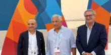 Giochi Mediterraneo, Tajani: ''Sara Curtis &egrave; l'esempio di una bella Italia'