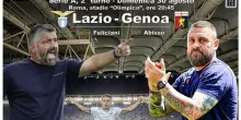 Serie A: domenica alle 20,45 in campo Lazio-Genoa DIRETTA e FOTO
