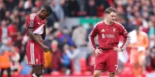 Premier: il Liverpool pareggia di nuovo, debutto opaco per Iraola ad Anfield