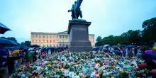 Haakon VIII di Norvegia terr&agrave; un discorso in memoria del padre
