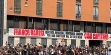 'Ciao Capitano, leggenda immortale', la Curva Sud al funerale di Franco Baresi