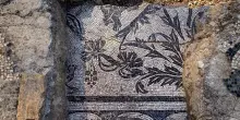 Villa Celimontana, mosaici e motivi vegetali nella caserma dei vigili dell'antica Roma