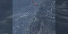 Ortles: spettacolare recupero in parete
