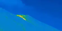 Ingv, tracimazione dall'area craterica Nord dello Stromboli