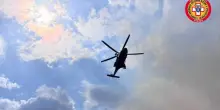 Due uomini soccorsi durante lo spegnimento di incendi in Piemonte