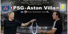 Supercoppa Europea, il Psg sfida l'Aston Villa: 'C'&egrave; tanta voglia di vincere'
