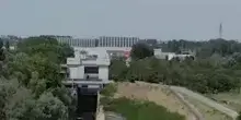 Il Po in secca, il livello del fiume a Cremona visto dall'alto