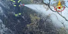 Incendi ancora attivi sul Carso tra Trieste e Gorizia