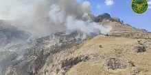 Incendio a Taormina, le immagini aeree del rogo