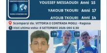 Tre minorenni scomparsi nel Ragusano, ricerche anche a Viterbo